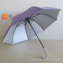 Gancho Color liso mango paraguas del Golf (YSG017)